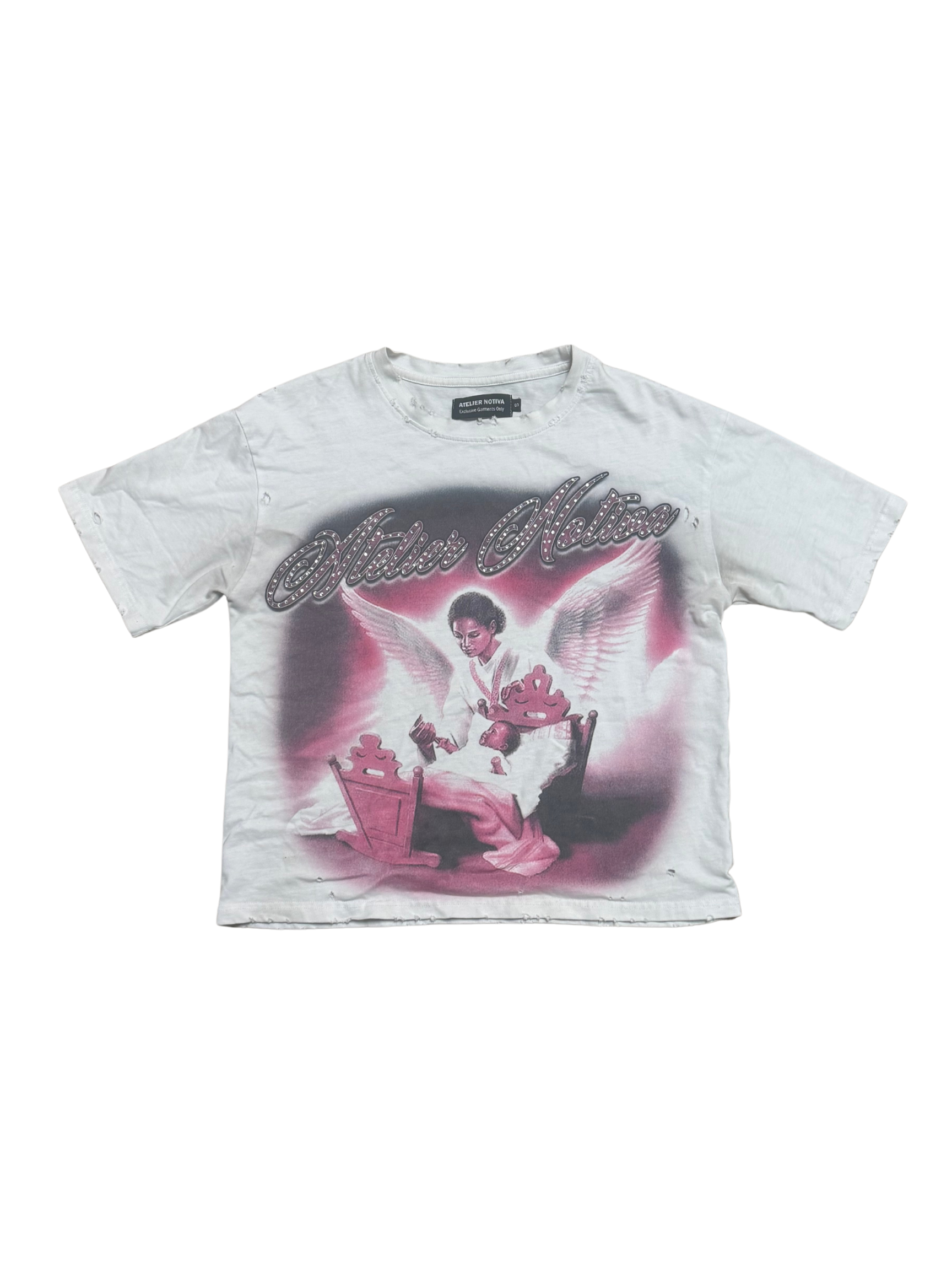 Angel Rhinestone Tee